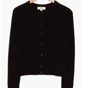 Cashmere Black Cardigan - NWOT - Small